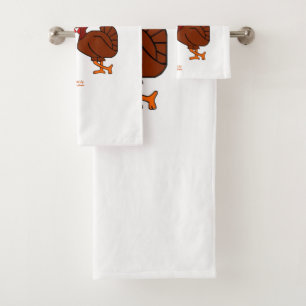 Thanksgiving Passion Bathroom Towel Set