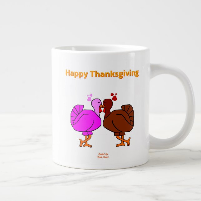 Thanksgiving Passion Jumbo Mug (Right)