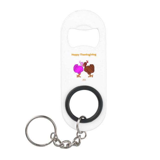 Thanksgiving Passion Keychain Bottle Opener (Front)