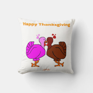 Thanksgiving Passion Square Throw Pillow