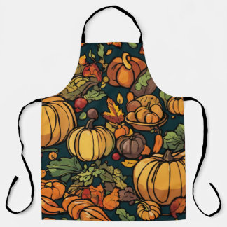 Thanksgiving pattern Apron
