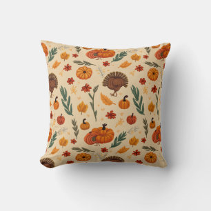 Thanksgiving pattern pillow cushion