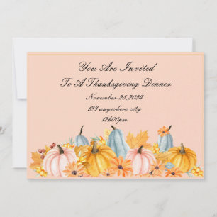 THANKSGIVING PERFECT FALL INVITATION