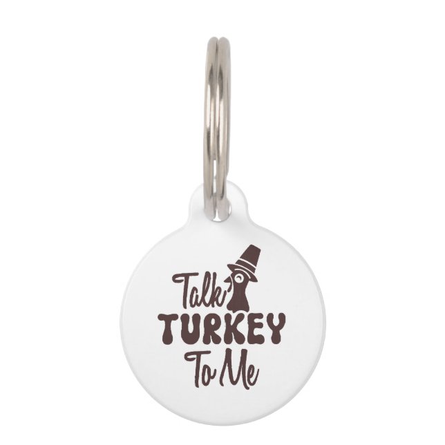 Thanksgiving  pet tag (Front)