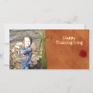 thanksgiving photo card
