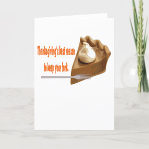 Thanksgiving Pie Greeting Card