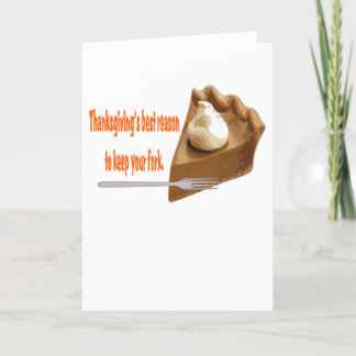 Thanksgiving Pie Greeting Card