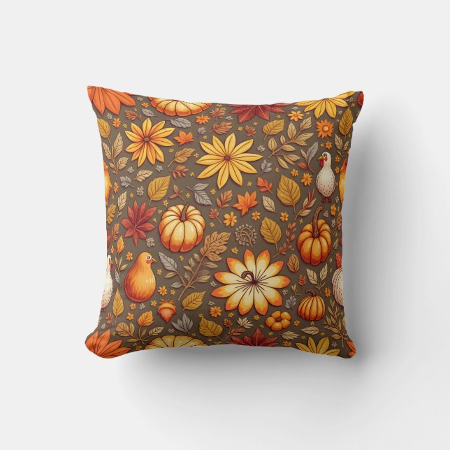 Thanksgiving pillow cushion (Front)