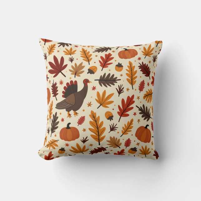 Thanksgiving pillow cushion (Front)
