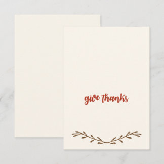 Thanksgiving Place Cards