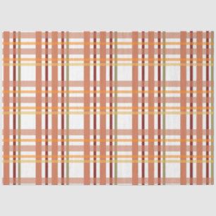 Thanksgiving Plaid Series Design 9 Tissue Paper