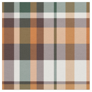 Thanksgiving plaid tartan pattern fabric