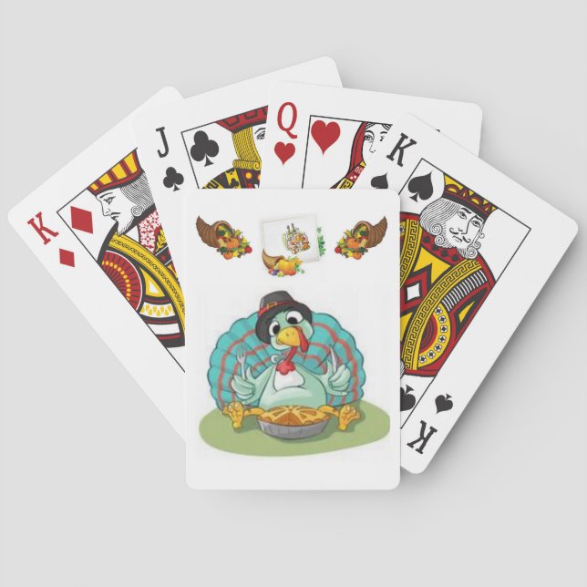 Thanksgiving Playing Card Deck (Back)