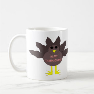 Thanksgiving Plucked Turkey Mug