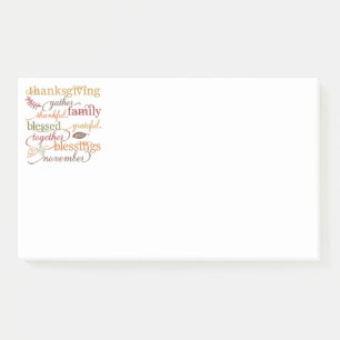 Thanksgiving Post-it-Notes Post-it Notes