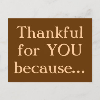 Thanksgiving Postcard