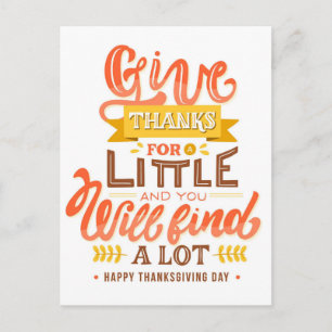 Thanksgiving Postcard