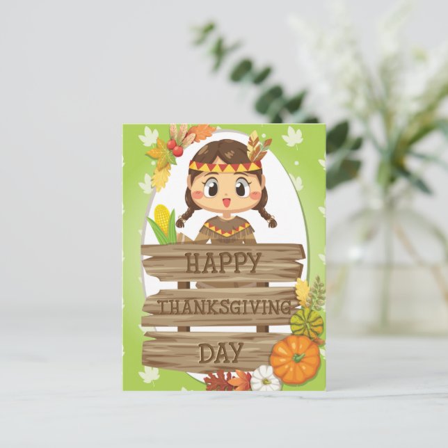 Thanksgiving Postcard (Standing Front)