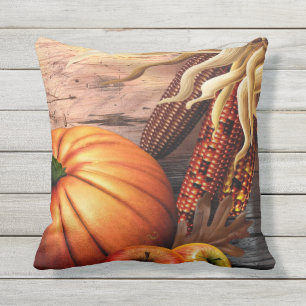 thanksgiving-pumpkin outdoor pillow