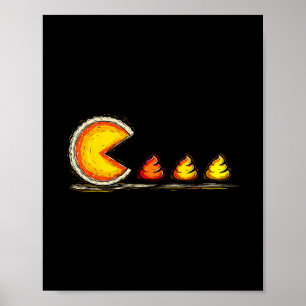 Thanksgiving Pumpkin Pie Chasing Cream Game On Tha Poster