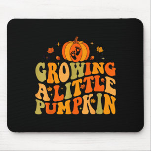 Thanksgiving Pumpkin Pregnancy Growing A Little Pu Mouse Pad