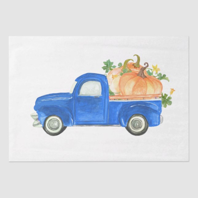 Thanksgiving Pumpkin Series Design 22 Tissue Paper (Front)