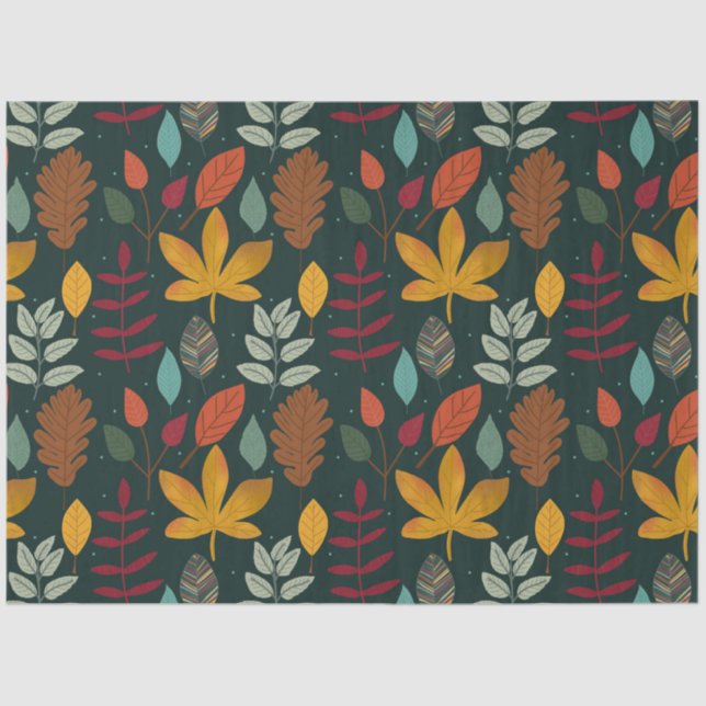 Thanksgiving Pumpkin Series Design 28 Tissue Paper (Front)