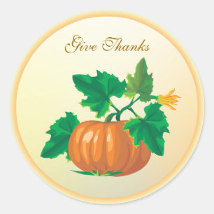 Thanksgiving pumpkin Sticker