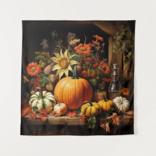 Thanksgiving Pumpkin Tapestry