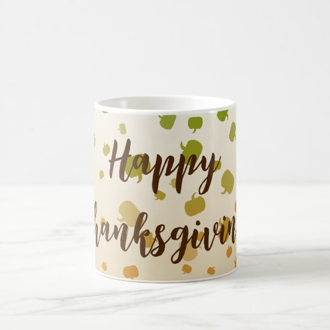 Thanksgiving Pumpkins Coffee Mug (Center)