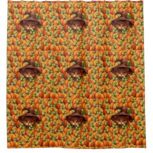 THANKSGIVING PUMPKINS CUTE CAT