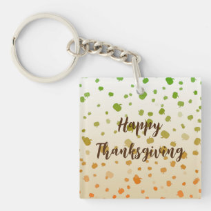 Thanksgiving Pumpkins Keychain