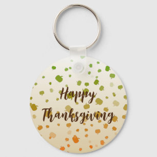 Thanksgiving Pumpkins Keychain
