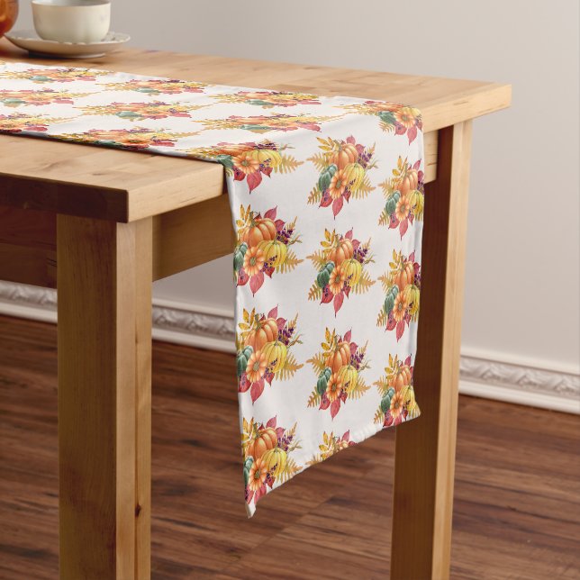Thanksgiving Pumpkins Table Runner (In Situ)