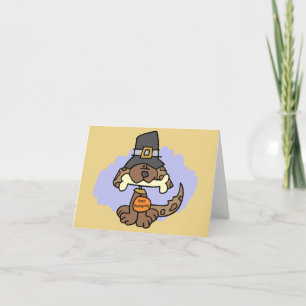 Thanksgiving puppy card