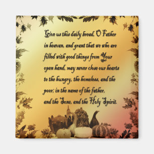 Thanksgiving Quote Magnet
