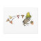 Thanksgiving Rabbit Postcard