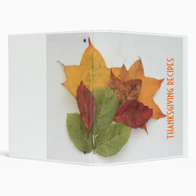 THANKSGIVING RECIPES BINDER (Background)