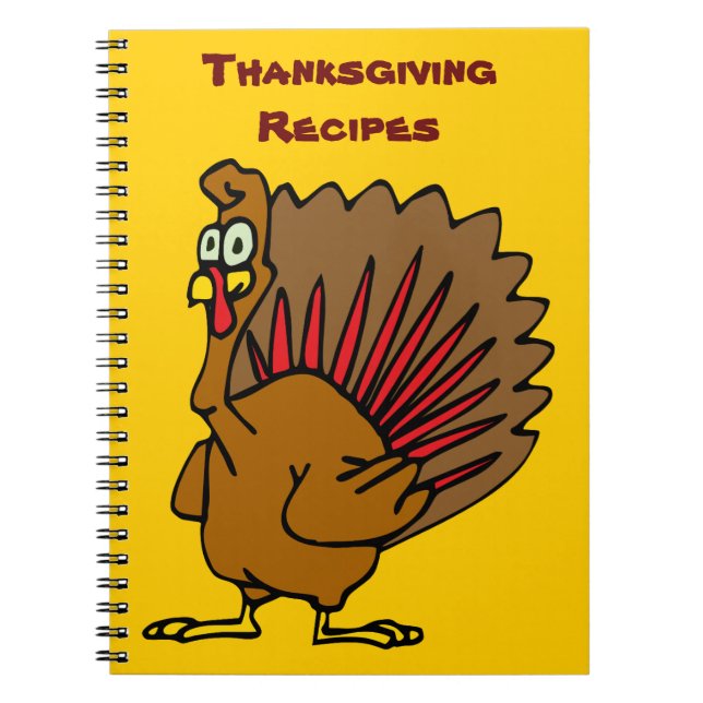 Thanksgiving Recipes Notebook (Front)