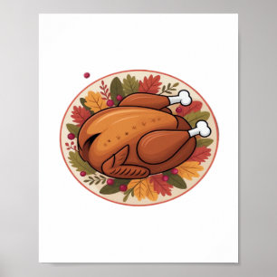 Thanksgiving Roast Turkey – Festive Holiday Feast Poster