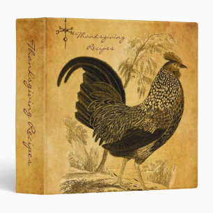 Thanksgiving Rooster Binder