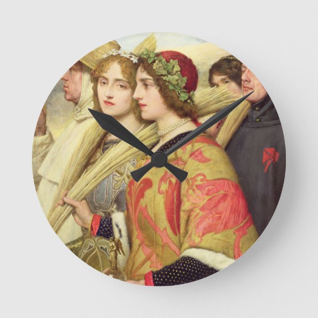 Thanksgiving Round Clock (Front)