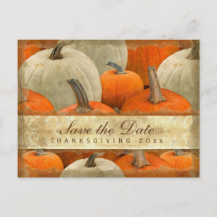 Thanksgiving Save the Date Postcard