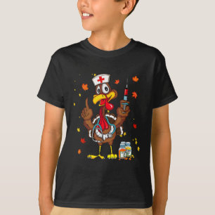 Thanksgiving Scrub Tops Turkey Nurse Holiday Nursi