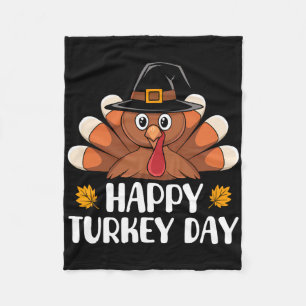 Thanksgiving Shirts For Kids Boys Toddler Happy Tu Fleece Blanket