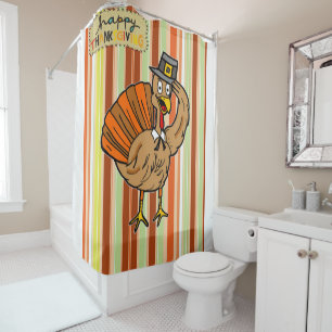 Thanksgiving shower curtain