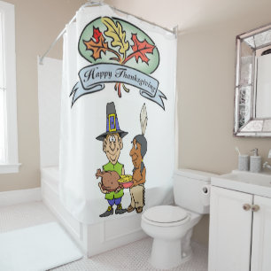 Thanksgiving Shower Curtain