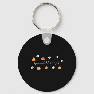 Thanksgiving Speech Therapy Fall Speech Language P Keychain