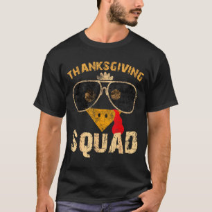 Thanksgiving Squad Turkey Day Fall Matching Women T-Shirt
