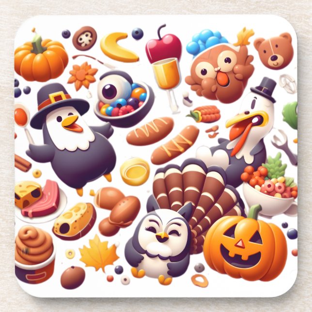 Thanksgiving Starter Pack 01 Coaster (Front)